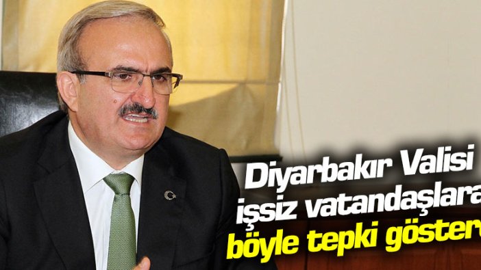 Diyarbakır Valisi Münir Karaloğlu, işsiz vatandaşlara tepki gösterdi