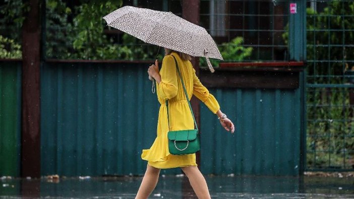 Meteoroloji'den 10 il için sağanak yağış uyarısı