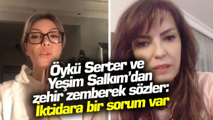 Öykü Serter ve Yeşim Salkım'dan Somalı ve Ermenekli madencilere destek!