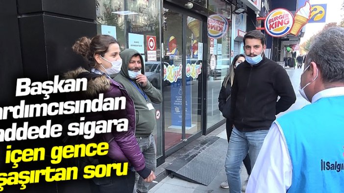 Çorum Belediye Başkan yardımcısı Turhan Candan sigara denetimi yaptı!