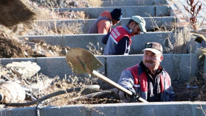 Erzurum kışa hazır! 800 mezar kazıldı