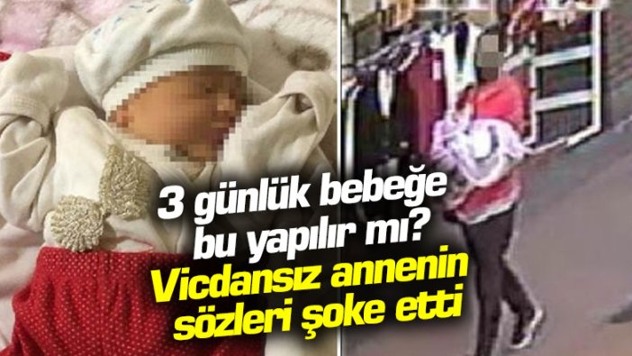 Vicdansız anne 3 günlük bebeğini tuvalete bıraktı!