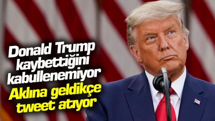 Donald Trump kaybettiğini kabullenemiyor! Yine seçimi kazandığını söyledi