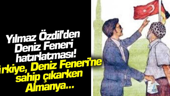 Yılmaz Özdil'den Deniz Feneri hatırlatması: Türkiye Deniz Feneri'ne sahip çıkarken Almanya BionTech'e sahip çıktı