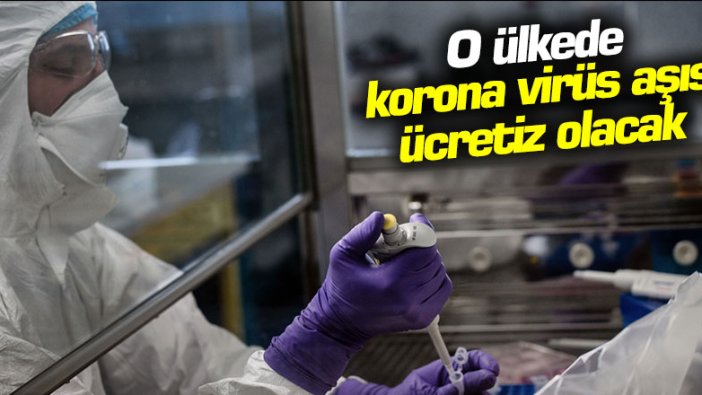 Korona virüs aşısı Belçika'da ücretsiz olacak 