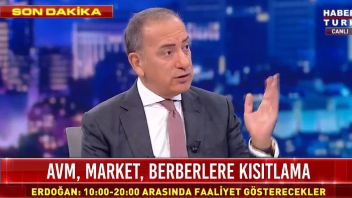 Fatih Altaylı'dan canlı yayında iktidara zehir zemberek sözler