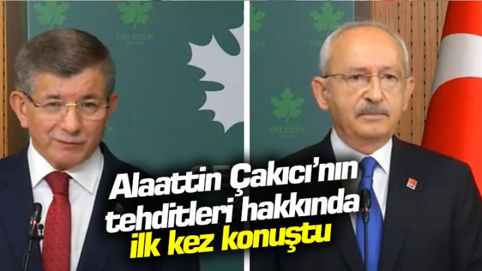 Kılıçdaroğlu ve Davutoğlu'nun ortak açıklamasında Alaattin Çakıcı'nın tehditleri soruldu! Kılıçdaroğlu böyle yanıtladı