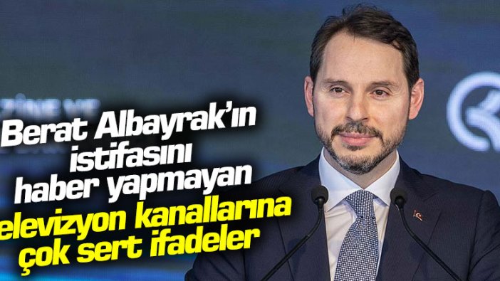 İlhan Taşçı'dan Berat Albayrak'ın istifasını haber yapmayan televizyon kanallarına çok sert ifadeler