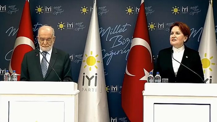 Meral Akşener ve Temel Karamollaoğlu'ndan ortak açıklama