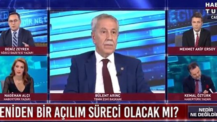 Bülent Arınç'tan bomba açıklama: Türkiye'de ifade özgürlüğü hastalıklıdır