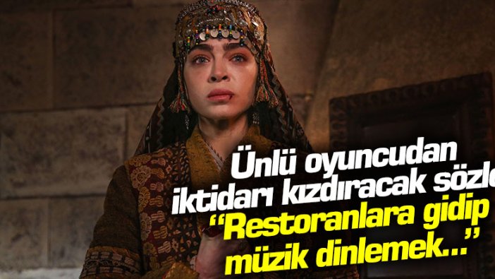 Diriliş Ertuğrul oyuncusu Öykü Çelik'ten iktidarı kızdıracak sözler