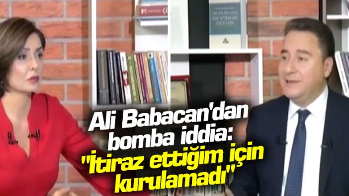 Ali Babacan'dan bomba iddia: "İtiraz ettiğim için varlık fonu kurulamadı"