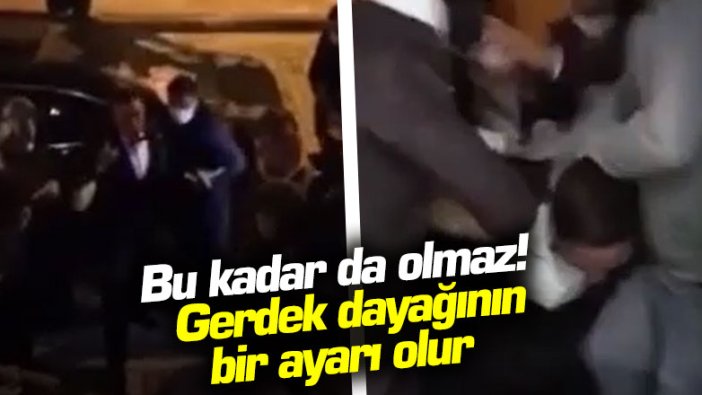 Bu kadar da olmaz! Gerdek dayağının bir ayarı olur