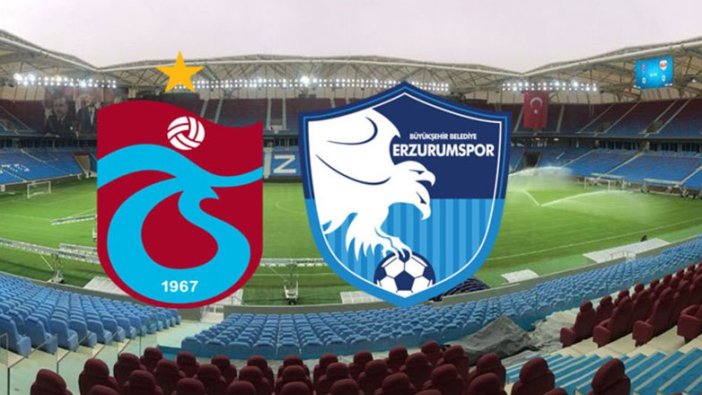 Trabzonspor-Erzurumspor maçı bitti