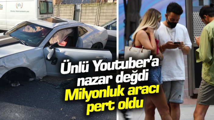 Ünlü Youtuber Enes Batur'a nazar değdi! Milyonluk aracı pert oldu