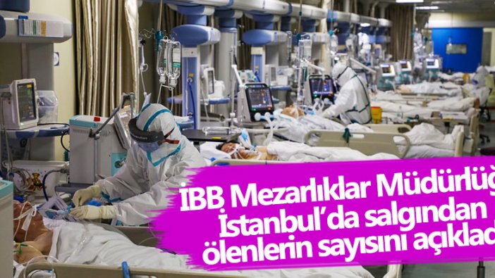 İBB Mezarlıklar Müdürlüğü İstanbul’da salgından ölenlerin sayısını açıkladı