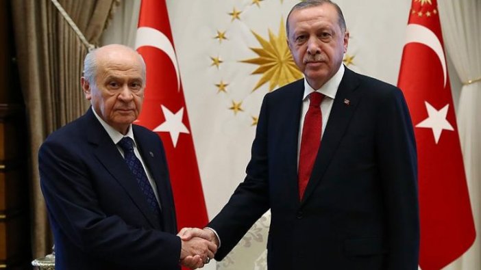 Erdoğan ile Bahçeli bir araya geldi