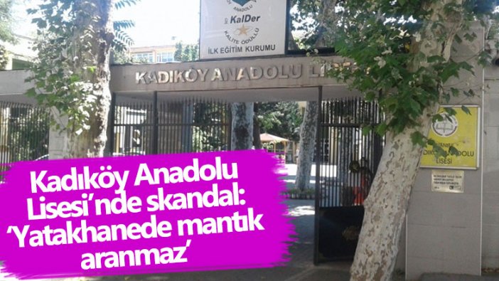 İstanbul Kadıköy Anadolu Lisesi'nde akılalmaz olay!