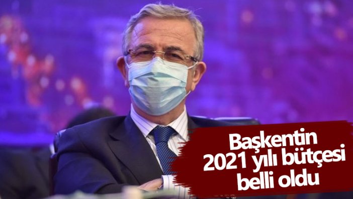 Ankara Büyükşehir Belediyesi'nin 2021 yılı bütçesi belli oldu