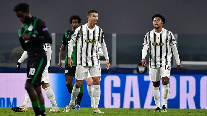 Şampiyonlar Ligi'nde Juventus, Ferencvaros karşısında kazandı! Uzuni, Ronaldo'nun gol sevincini yaptı