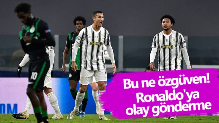 Şampiyonlar Ligi'nde Juventus, Ferencvaros karşısında kazandı! Uzuni, Ronaldo'nun gol sevincini yaptı