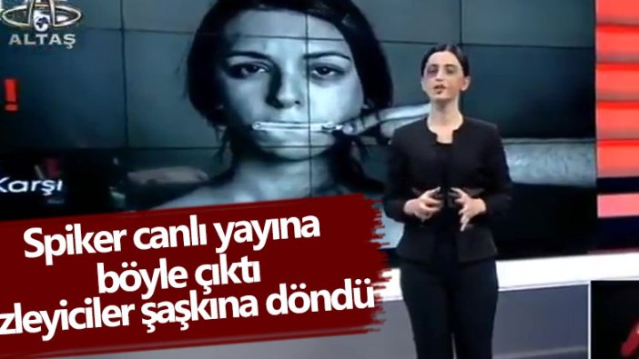 Spiker Ebru Poyraz canlı yayına morluklarla çıktı!