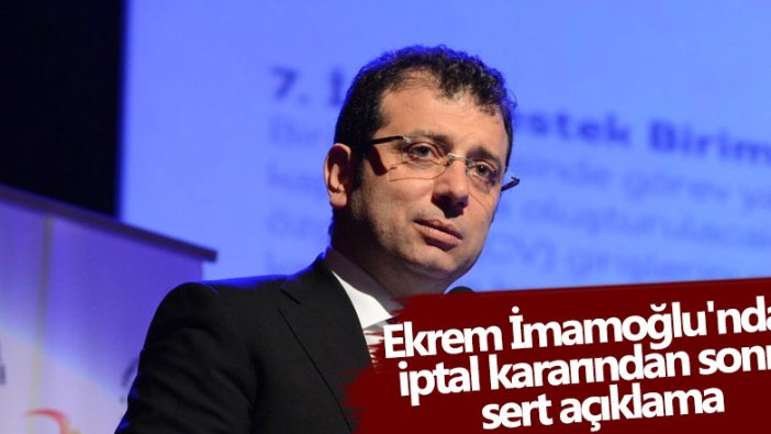 Ekrem İmamoğlu'ndan 6 bin taksi kiralama teklifinin iptal kararından sonra sert açıklama