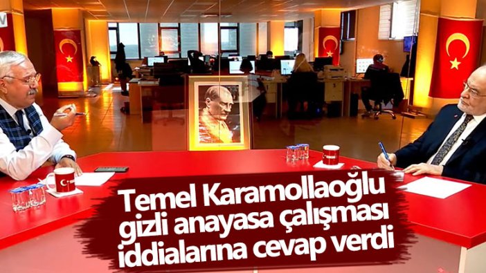 Temel Karamollaoğlu, gizli anayasa çalışması iddialarına cevap verdi