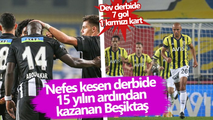 Dev derbide kazanan Beşiktaş oldu