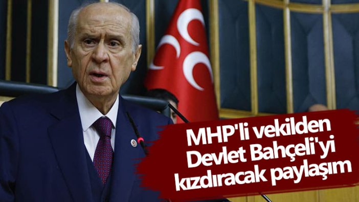 MHP'li İstanbul Milletvekili Arzu Erdem'den Devlet Bahçeli'yi kızdıracak paylaşım