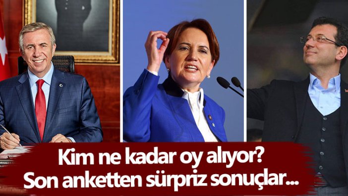 İmamoğlu, Yavaş, Akşener, Babacan soruldu! Cumhurbaşkanlığı adaylığı için son anketten sürpriz sonuçlar 