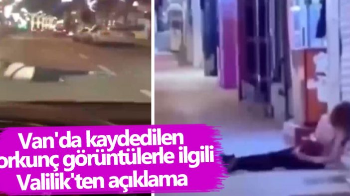 Van'da kaydedilen korkunç görüntülerle ilgili Valilik'ten açıklama