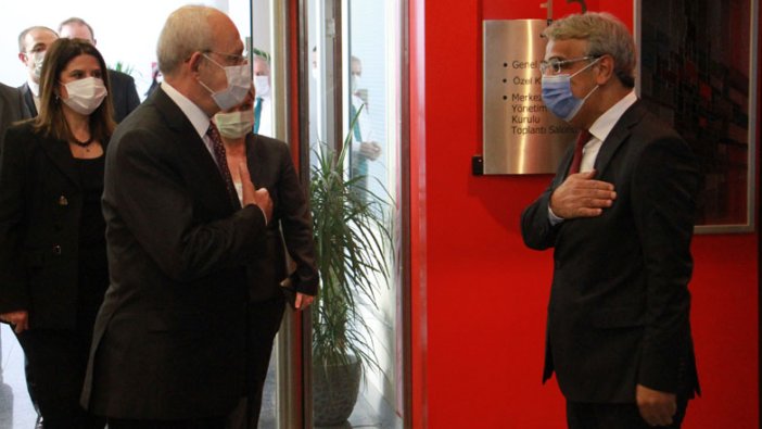 CHP Lideri Kemal Kılıçdaroğlu HDP heyetiyle görüştü 