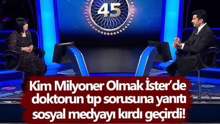 Kim Milyoner Olmak İster'de Mehtap Gül Caymaz'ın yanıtı olay oldu!