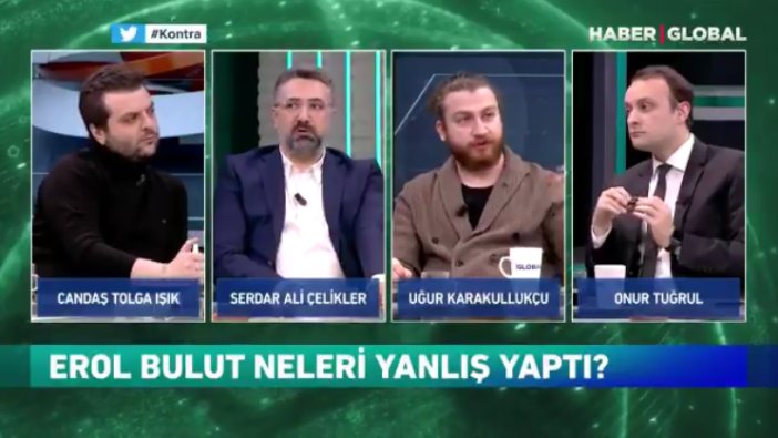 Serdar Ali Çeliker'den Erol Bulut'a Haber Global canlı yayınında olay sözler