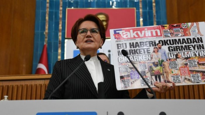 İYİ Parti lideri Meral Akşener'den Takvim Gazetesi'ne çok sert tepki: Hiç mi utanmıyor musunuz