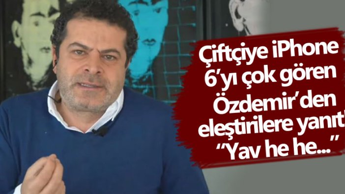 AKP'li Mahir Ünal'a destek olup çiftçiye iPhone 6'yı çok görmüştü! Cüneyt Özdemir'den eleştirilere yanıt