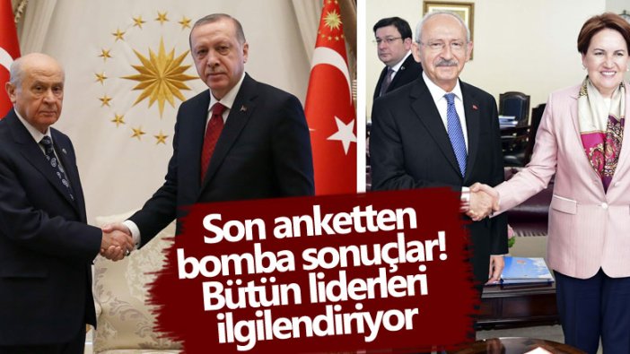 MetroPOLL'ün son anketinden bomba sonuçlar! Oylar lidere mi partiye mi gidiyor