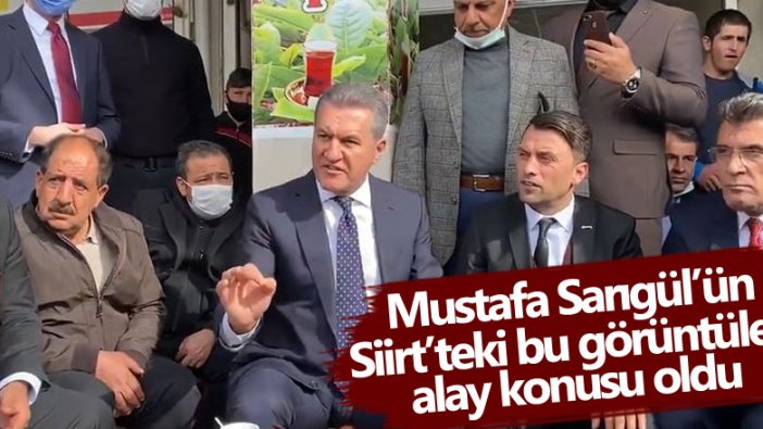 Mustafa Sarıgül'ün Siirt'teki bu görüntüleri alay konusu oldu 