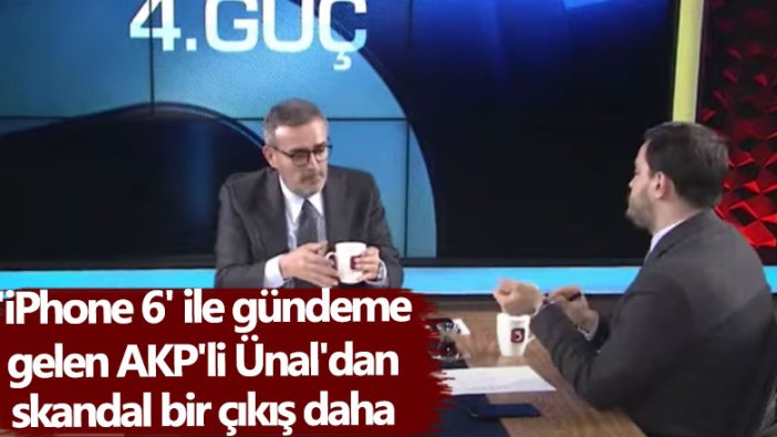 iPhone 6 çıkışı ile gündeme gelen AKP'li Mahir Ünal: Türkiye'de bir dönem bardak yoktu