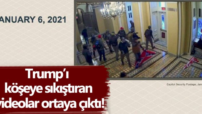 Trump’ı köşeye sıkıştıran videolar ortaya çıktı!