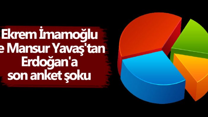 Son ankette Erdoğan'a Mansur Yavaş ve Ekrem İmamoğlu şoku