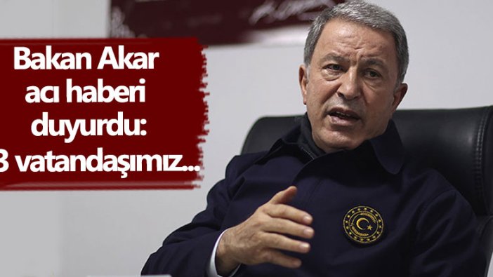 Milli Savunma Bakanı Hulusi Akar Pençe Kartal-2 Harekatı hakkında konuştu: 13 şehit var!