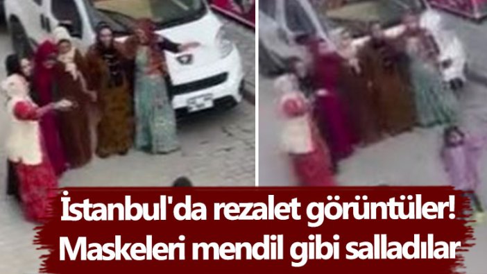 Sultangazi'de halay çeken grup mendil yerine maske salladı!