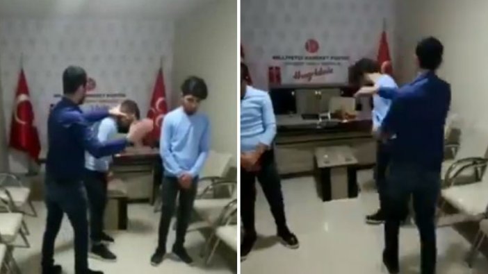 MHP Viranşehir İlçe Başkan Yardımcısı'ndan iki gence tekme tokat dayak