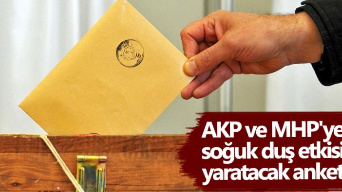 Aksoy Araştırma'dan AKP ve MHP'ye soğuk duş etkisi yaratacak anket