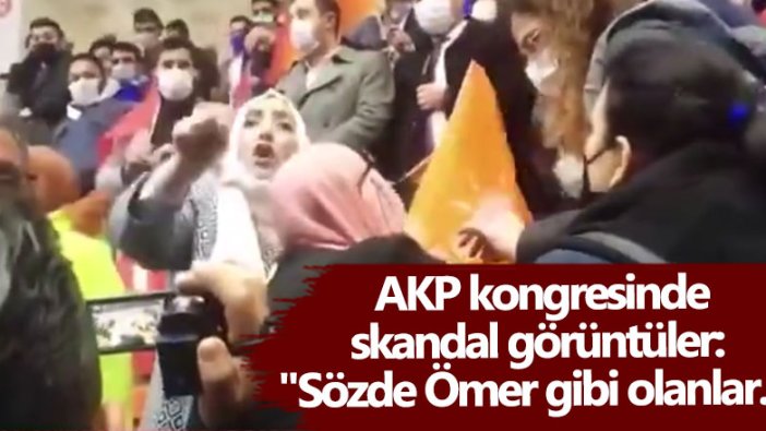 AKP Konya İl Kongresi’nde skandal görüntüler