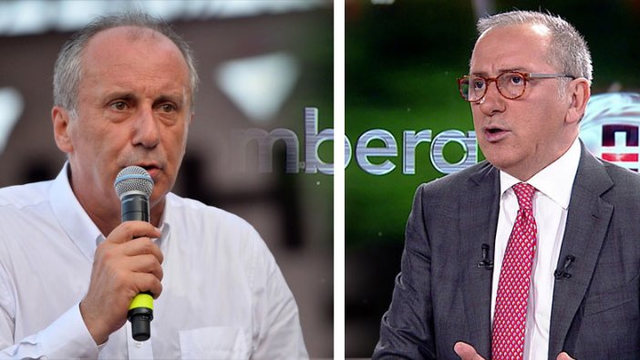 Boş beleş adamsın sözleri üzerine Muharrem İnce Fatih Altaylı'yı arayıp ne dedi