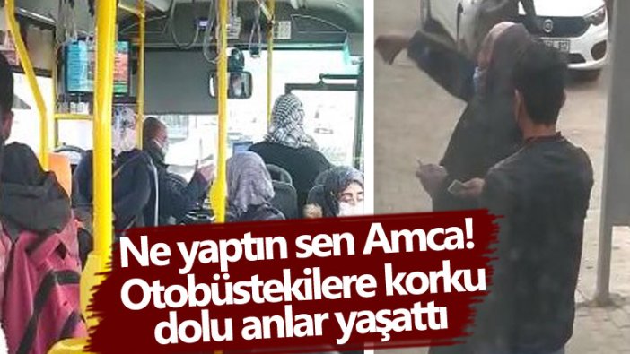 Şanlıurfa'da 65 yaş üstü vatandaş otobüse alınmayınca ortalığı birbirine kattı