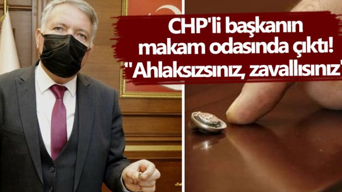 CHP’li başkanın odasında "böcek" bulundu